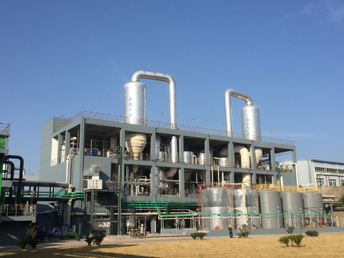 ultimo caso aziendale circa Progetto di cristallizzazione di evaporazione di Tre-effetto del cloruro di sodio di Hubei Taisheng 90T H MVR+ (acqua di scarico dell'antiparassitario)