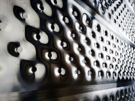 Qualità  Stainless Steel Pillow Dimple Plate Heat Exchanger Chillers Fabbrica