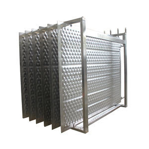 0.8mm Piastra di cuscino completamente saldata Tipo scambiatore di calore Latte per frigoriferi a immersione