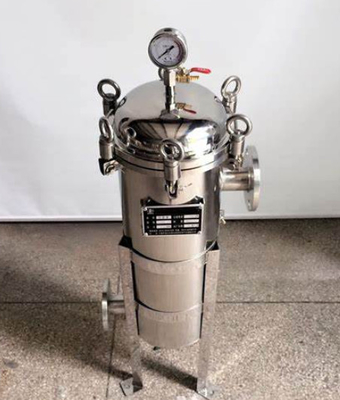 Filtro a foglia a pressione verticale industriale SS304 per prodotti chimici