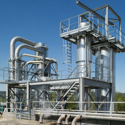 Evaporatore MVR a gamma di temperatura personalizzata per il processo di evaporazione energeticamente efficiente