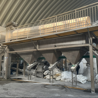 Linea di produzione di sale su misura con frantumatore, lavatrice, asciugatrice per sale da tavola e industriale