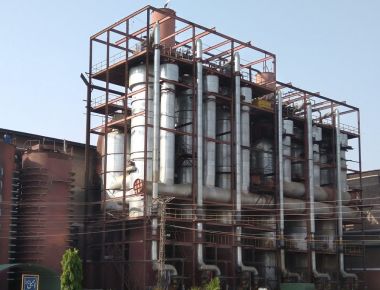 Sistema con pellicola discendente dell'evaporatore della MVR dell'acqua di scarico per desalificazione chimica di cristallizzazione