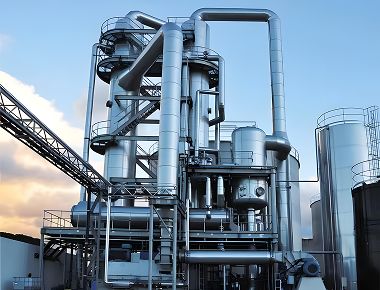 Evaporatore con pellicola discendente di singolo effetto della MVR SS316L del cristallizzatore dell'etanolo