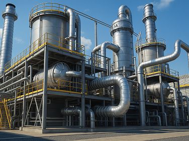 Apparecchiatura Evaporatore a Film Cadente a Effetto Multiplo per il Trattamento degli Effluenti