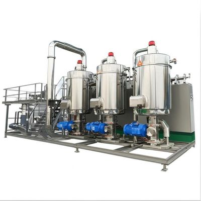 Evaporatore MVR continuo 380v 50hz Concentrazione del film di caduta a tre effetti