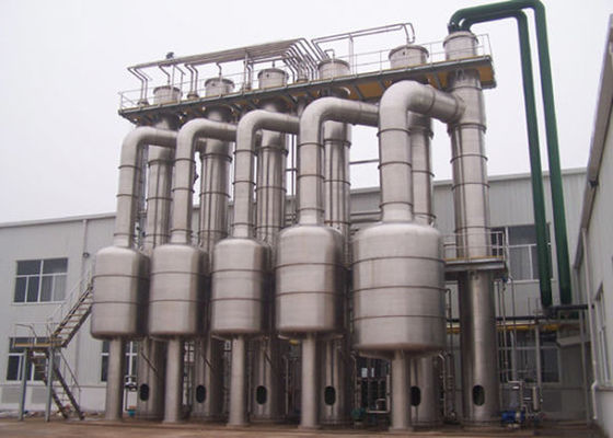 10 t/Hr Pillowplate Exchange Mee evaporatore a effetto multiplo per concentrazione di cloruro di sodio