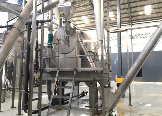 Linea di produzione di sale marino di roccia grezza per la raffinazione del sale marino in polvere per il lavaggio del sale