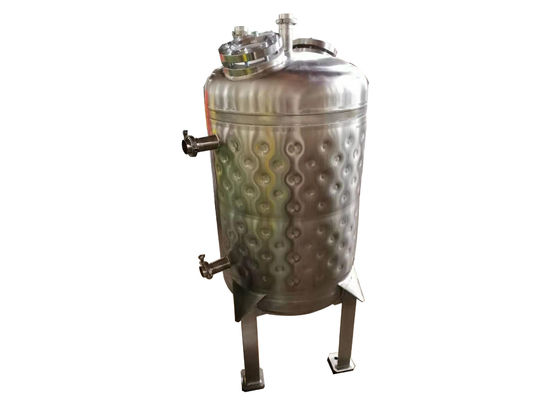 Carro armato del rivestimento del piatto del cuscino di SS316L 2000L per fermentazione della birra
