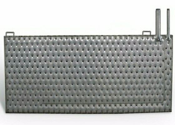 Ampi tubi di iso ss Dimple Plate Heat Exchanger With