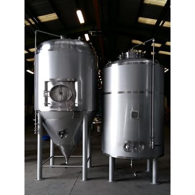 carro armato del rivestimento del piatto del cuscino 500L, 1.6M Beer Fermentation Tank con il rivestimento di raffreddamento