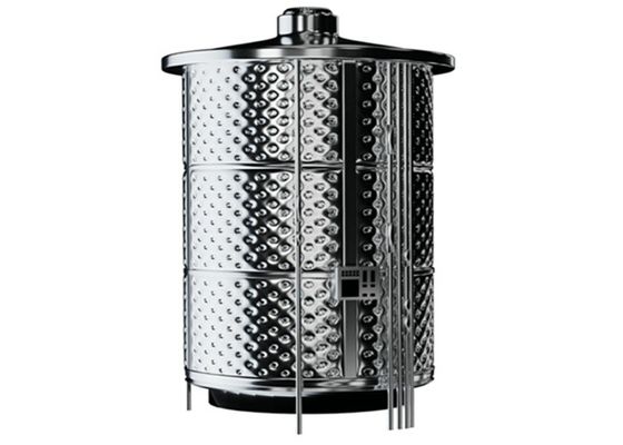 Etanolo del commestibile che raffredda 500L Dimple Jacketed Vessel