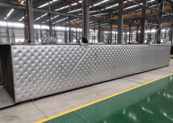 Evaporatore a piatto di cuscino in acciaio inossidabile per la produzione di carta per liquori neri