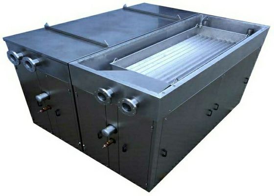 Doppio refrigeratore con pellicola discendente impresso del piatto 316L del cuscino