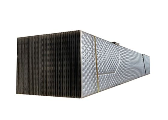 refrigeratore con pellicola discendente dell'evaporatore del piatto del cuscino di 2x12m
