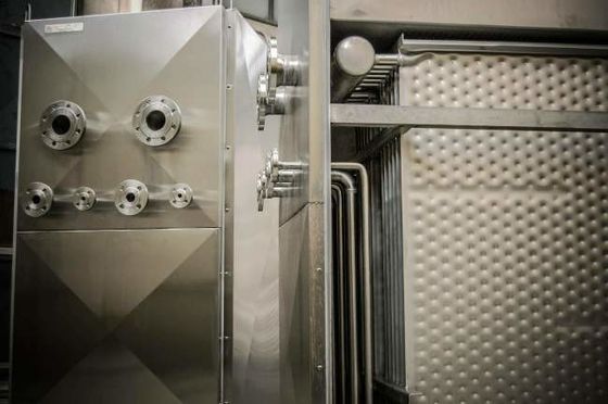 Refrigeratore con pellicola discendente del piatto termo 2x5m economizzatore d'energia