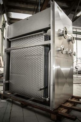 Refrigeratore con pellicola discendente del piatto termo 2x5m economizzatore d'energia