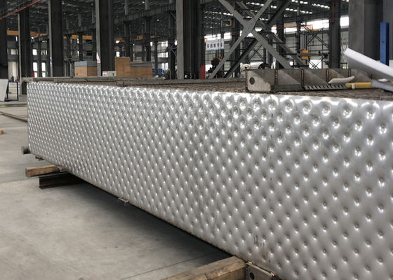 Acciaio inossidabile Dimple Plate For Milk Cooling di scambio termico 201 economizzatori d'energia