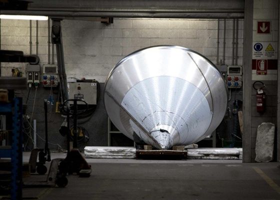 Carro armato del rivestimento del piatto del cuscino di verticale -40 C per etanolo di raffreddamento