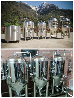 Tino di fermentazione conico 5000L di acciaio inossidabile di GMP