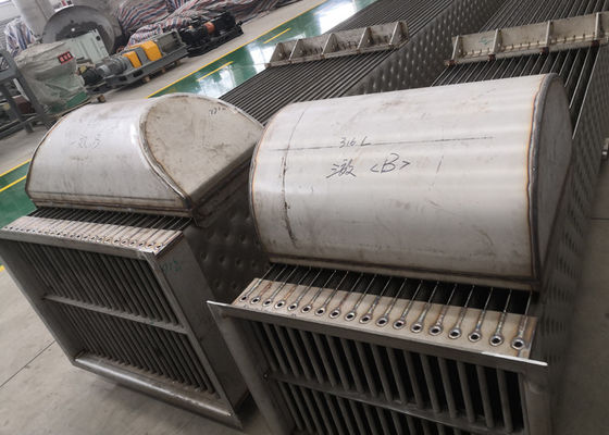 Acciaio inossidabile dello scambiatore di calore della lamiera del cuscino della saldatura a laser per l'evaporatore con pellicola discendente della MVR