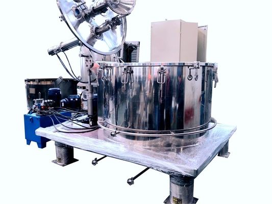 Centrifuga inferiore verticale di filtrazione di scarico di Dss nell'industria chimica