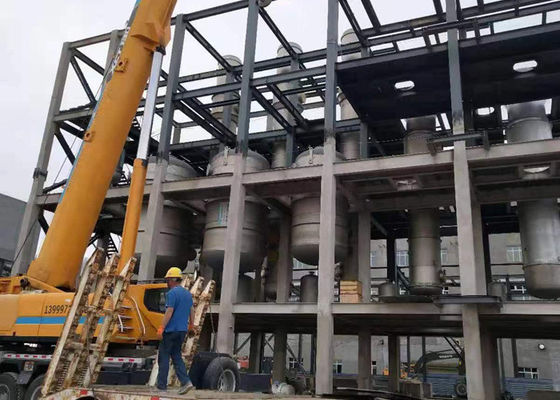 Evaporatore a circolazione forzata di effetto multiplo della bevanda