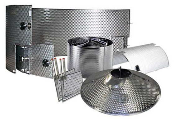 Il doppio strato di iso ha impresso Dimple Plate Heat Exchanger