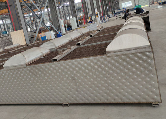 Evaporatore del piatto del cuscino di effetto di Straw Pulp Evaporation Station With cinque del grano